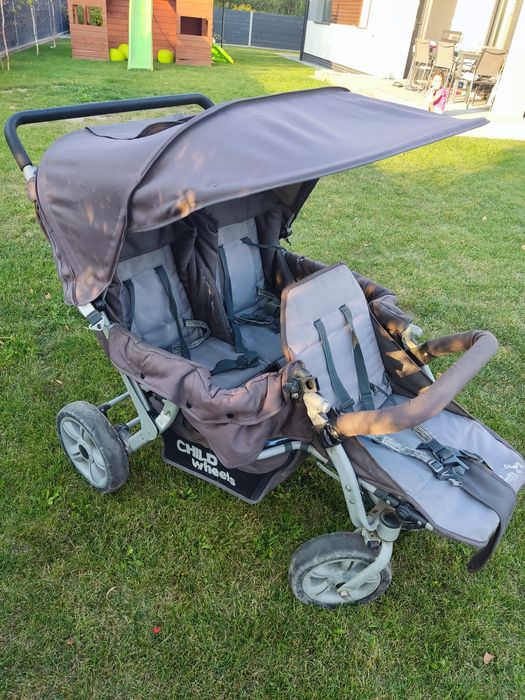 Wózek dla trojaczków Child wheels triplet