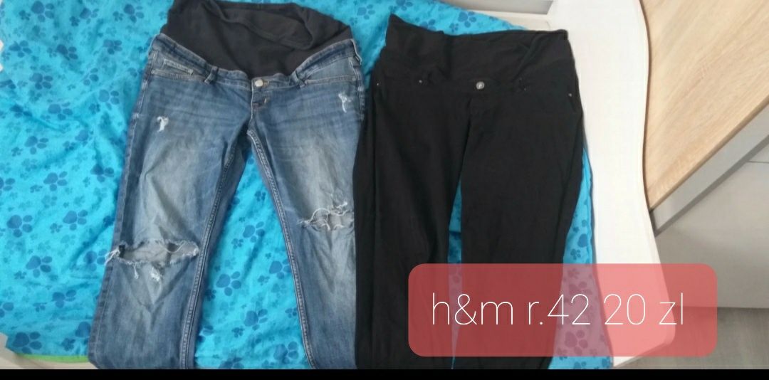Spodnie ciążowe h&m 42