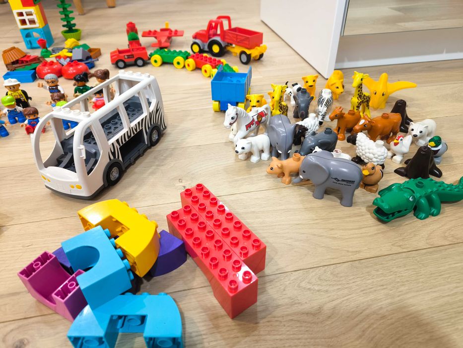 MEGA ZESTAW klocków LEGO DUPLO - (Mikołajki, Gwiazdka) !!