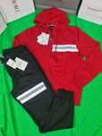 Moncler Nowy Komplet dresowy męski czerwony