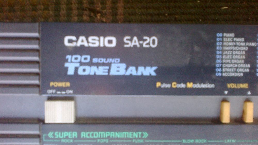 Keyboard CASIO SA-20