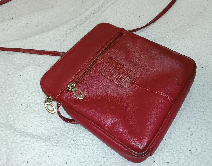 Сумка планшет Osprey London Англия натуральная кожа на плечо.