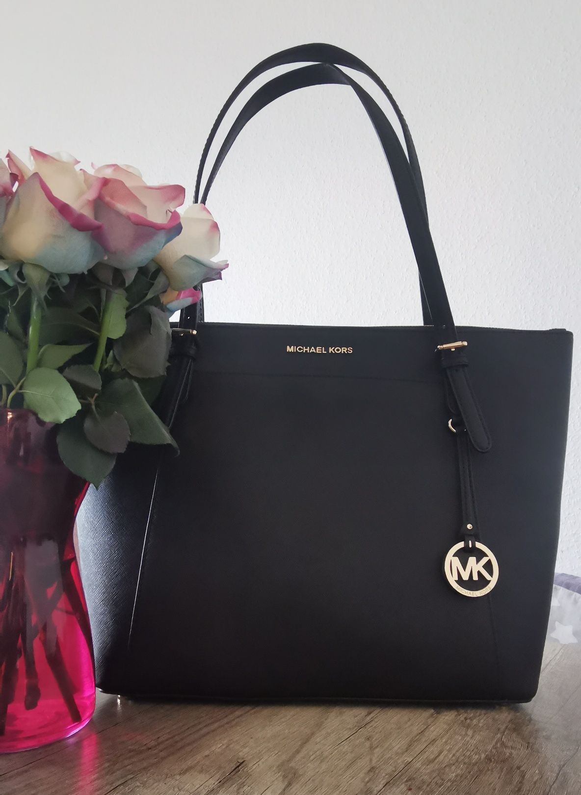 Michael Kors skórzana torebka shopper bag orginalna