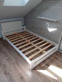 Rama łóżka 200x120cm - drewniana biła.