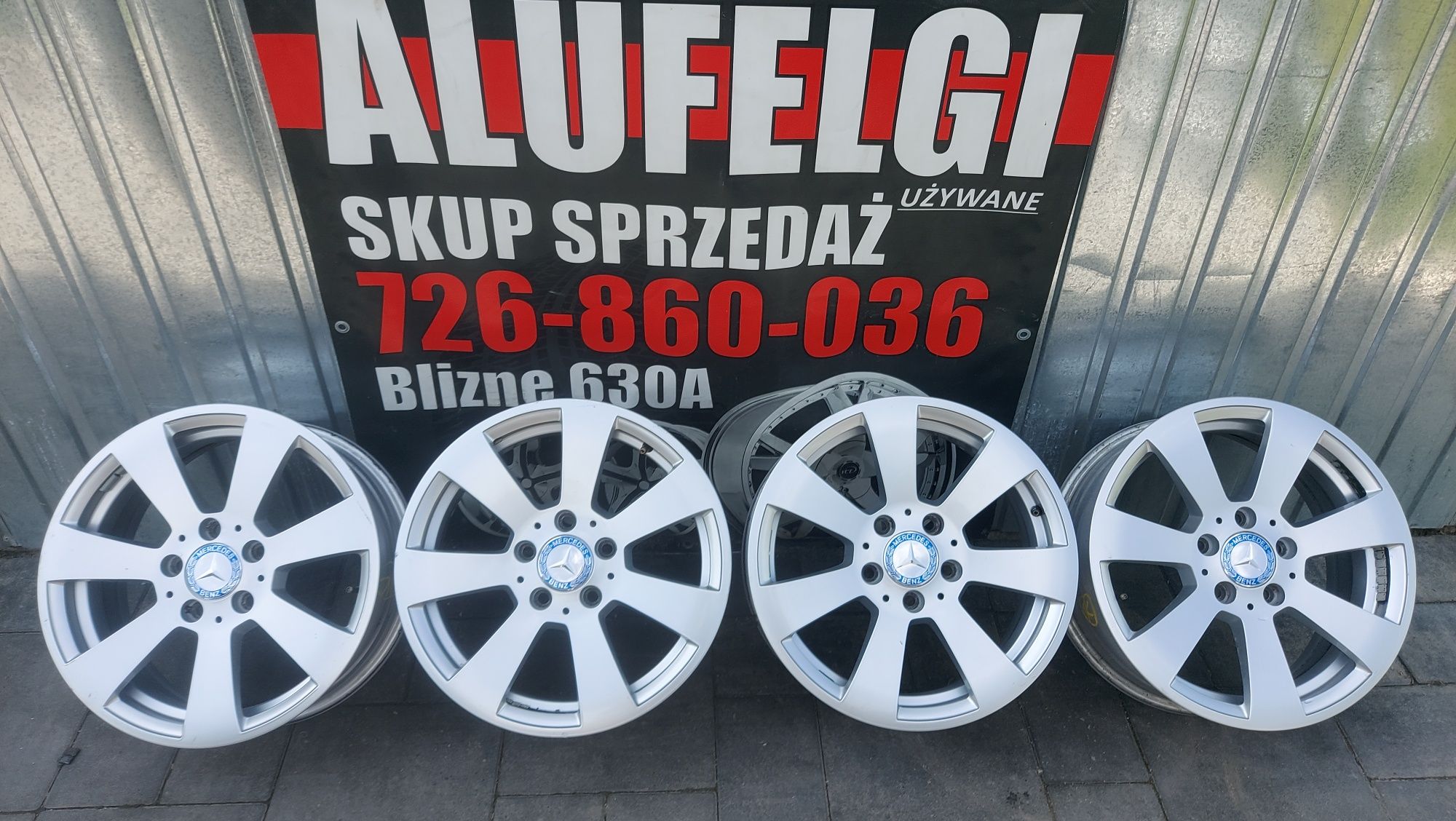 Alufelgi 16" 5x112 ET39 6J Mercedes A klasa B klasa C klasa w204