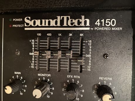 Мікшерний пульс, усилитель Soundtech 4150