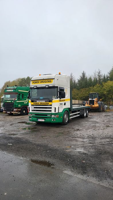 Scania 124 420 PDE TOPLINE pomoc drogowa laweta