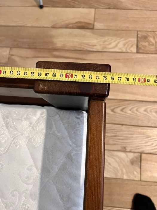 Ліжко деревяне з матрасом 1,50/76