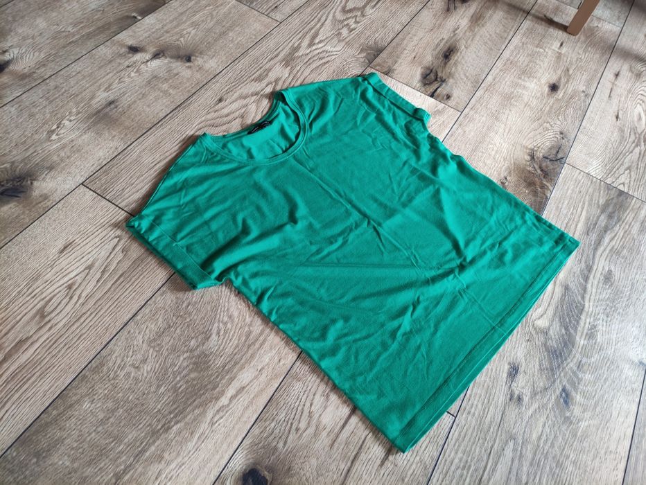 T - shirt ONLY, rorzmiar zgodny z metką, S, butelkowa zieleń,