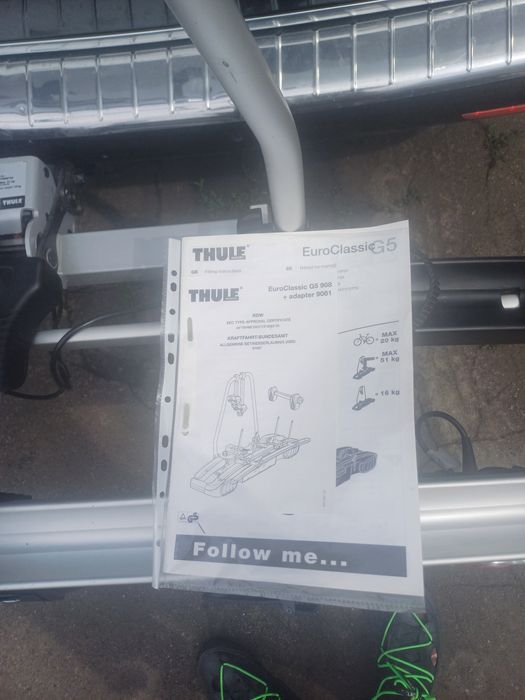 Bagażnik rowerowy  na hak thule