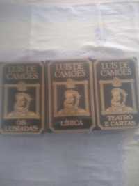 Luis camōes 3 obras,Teatro e carta,Os Lusiadas ,Lirica.
