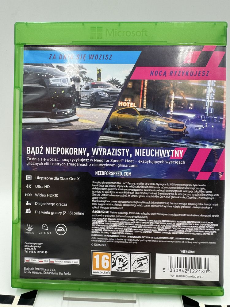 NFS Heat Xbox One Gwarancja