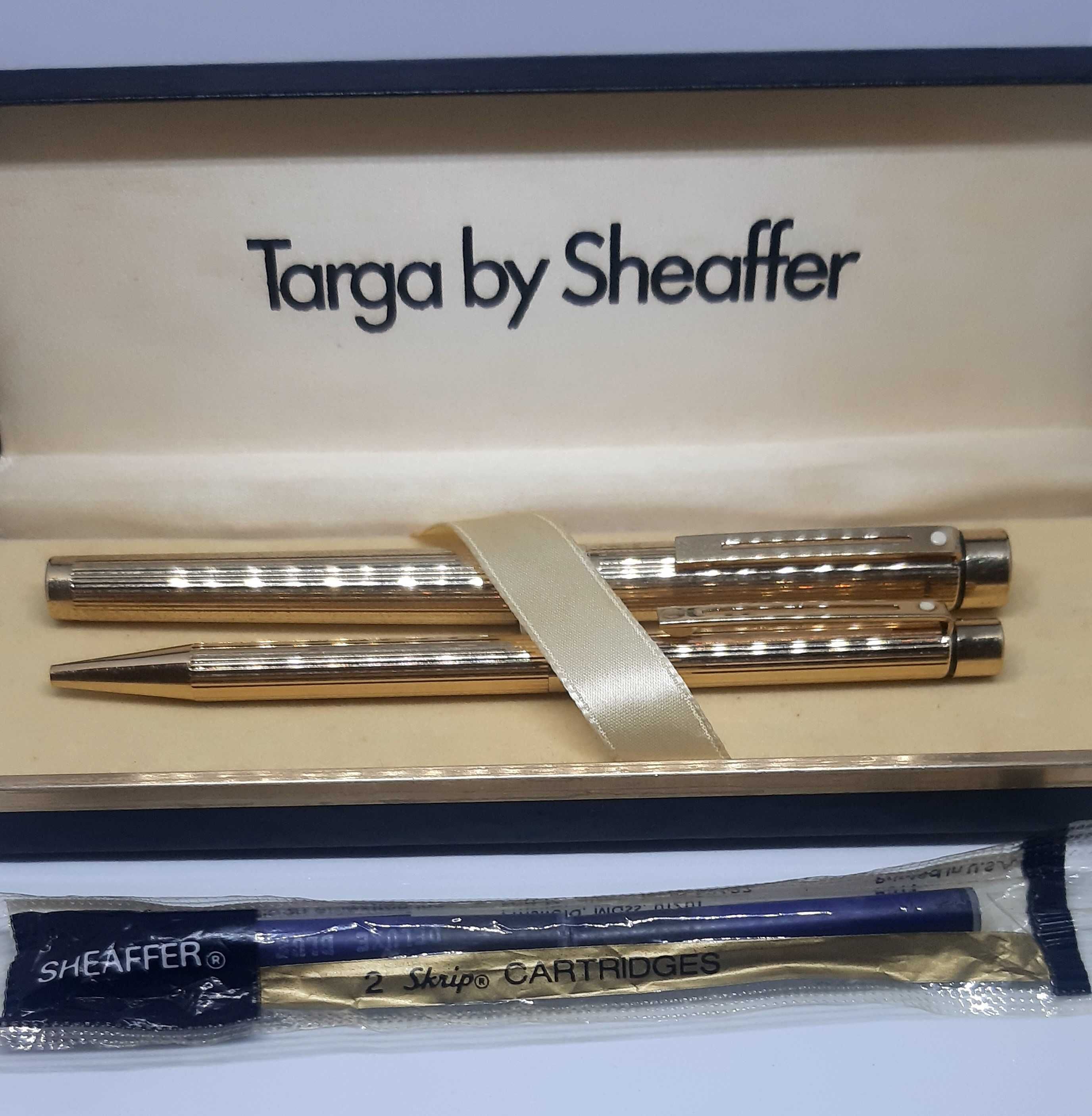 Caneta de aparo e esferográfica Sheaffer Targa 1005 ouro