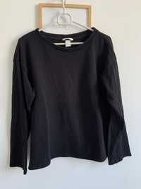Bluza czarna basic H&M rozmiar XS 100% bawełna