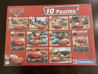 10 puzzles do Cars Disney Pixar, Clementoni