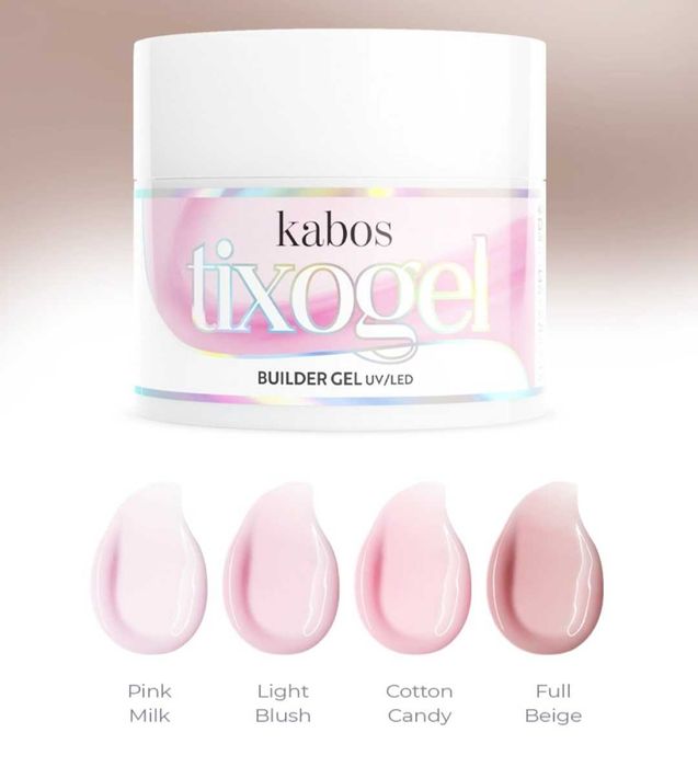 Tixogel Builder Gel Kabos. Zestaw 3 szt. Różne kolory