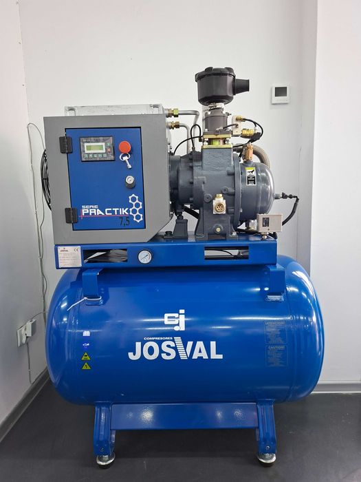 Kompresor śrubowy PRACTIKO 7.5-270/A (270L, 7.5KM, 10BAR) JOSVAL