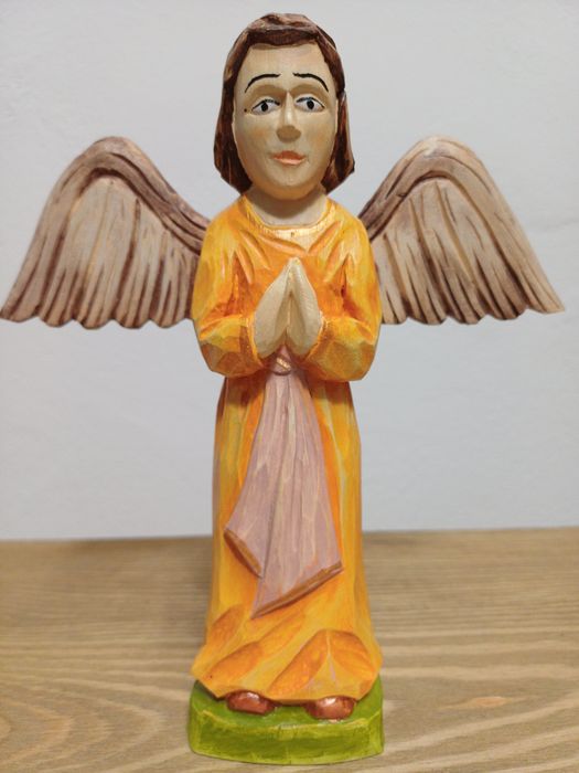 Anioł Rzeźba Ludowa