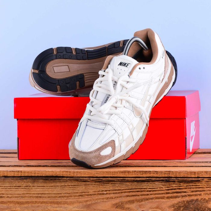 (2110) Термо Зимові Кросівки Nike P-6000 пісочні (41-46) найк найки