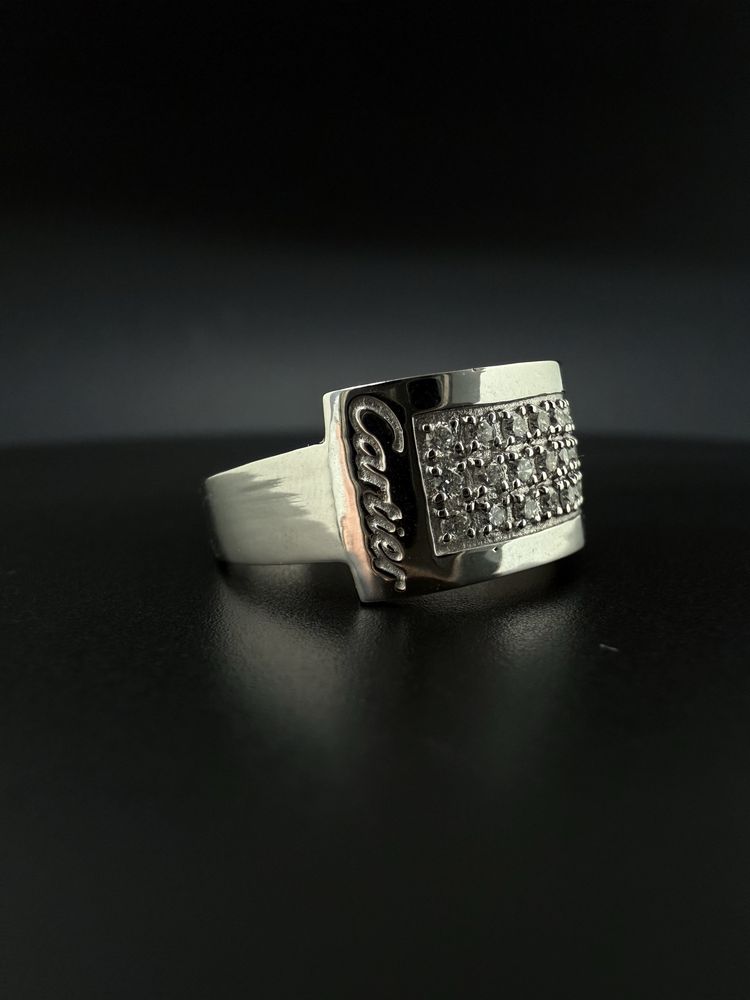 Золота каблучка / Золотое кольцо / Cartier / Діаманти