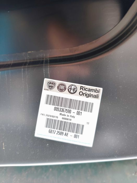 Drzwi lewy tył lewe tylne Fiat Ducato III Boxer Jumper 06- OE NOWE H2