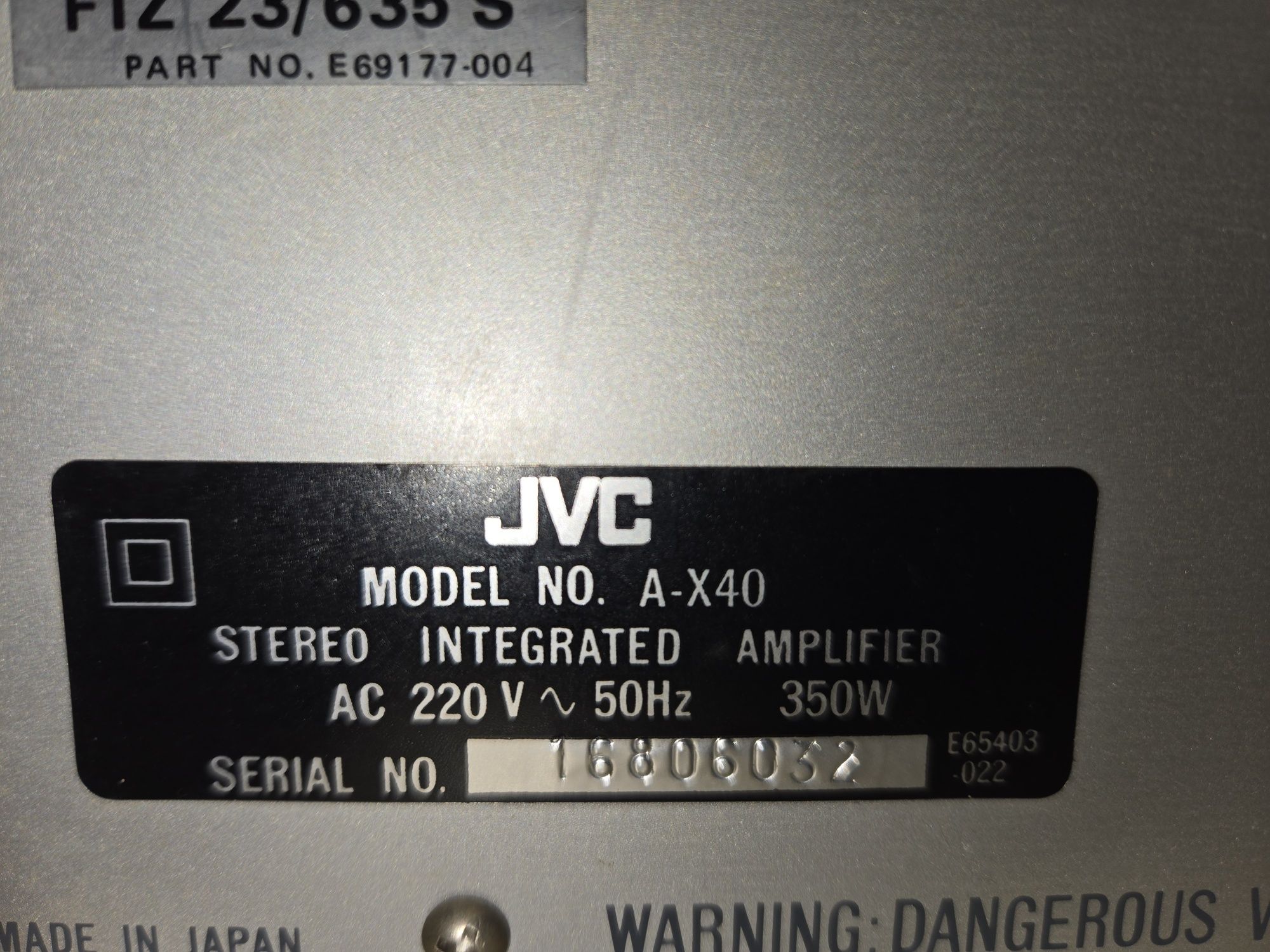 Wzmacniacz Stereo JVC A-X40 Amplifier - Okazja