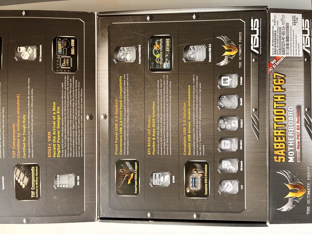 Motherboard Asus Sabertooth P67