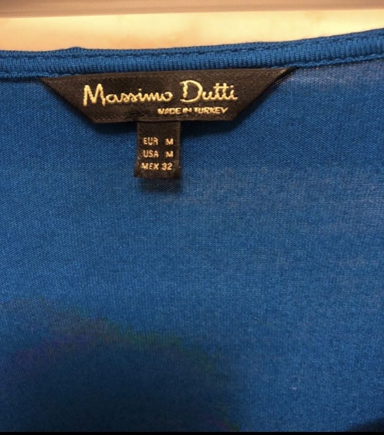 Bluzka z wiazaniem Massimo Dutti  M