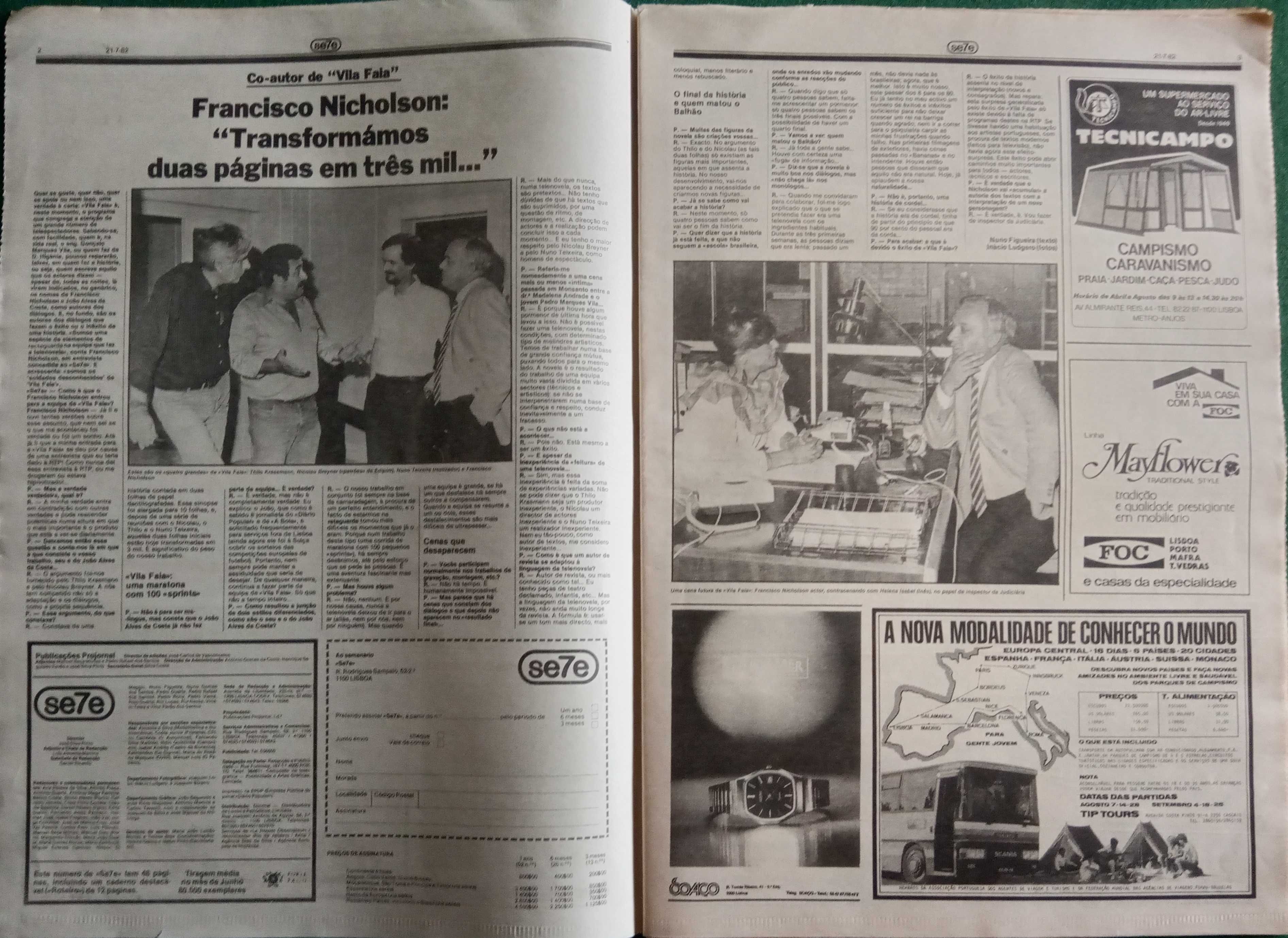 José Afonso	- - -		Se7e - nr. 215	- - - - -	Jornal