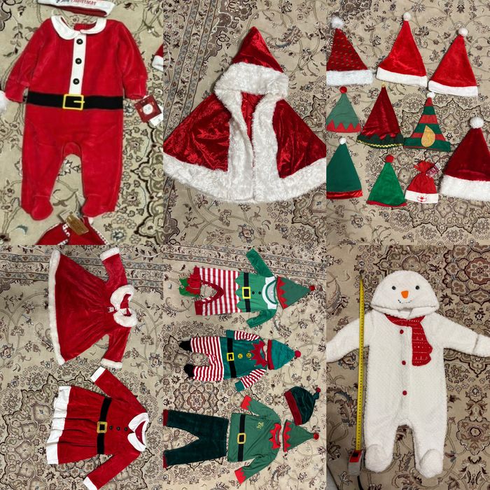 Костюми для новорічних фотосесій, Санта, Ельф, Сніговик