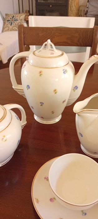 Serviço de café art deco