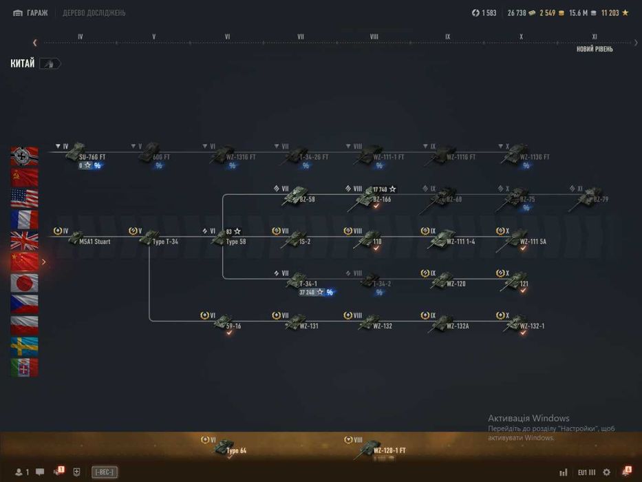 | Аккаунт World Of Tanks EU | 19 Топов |