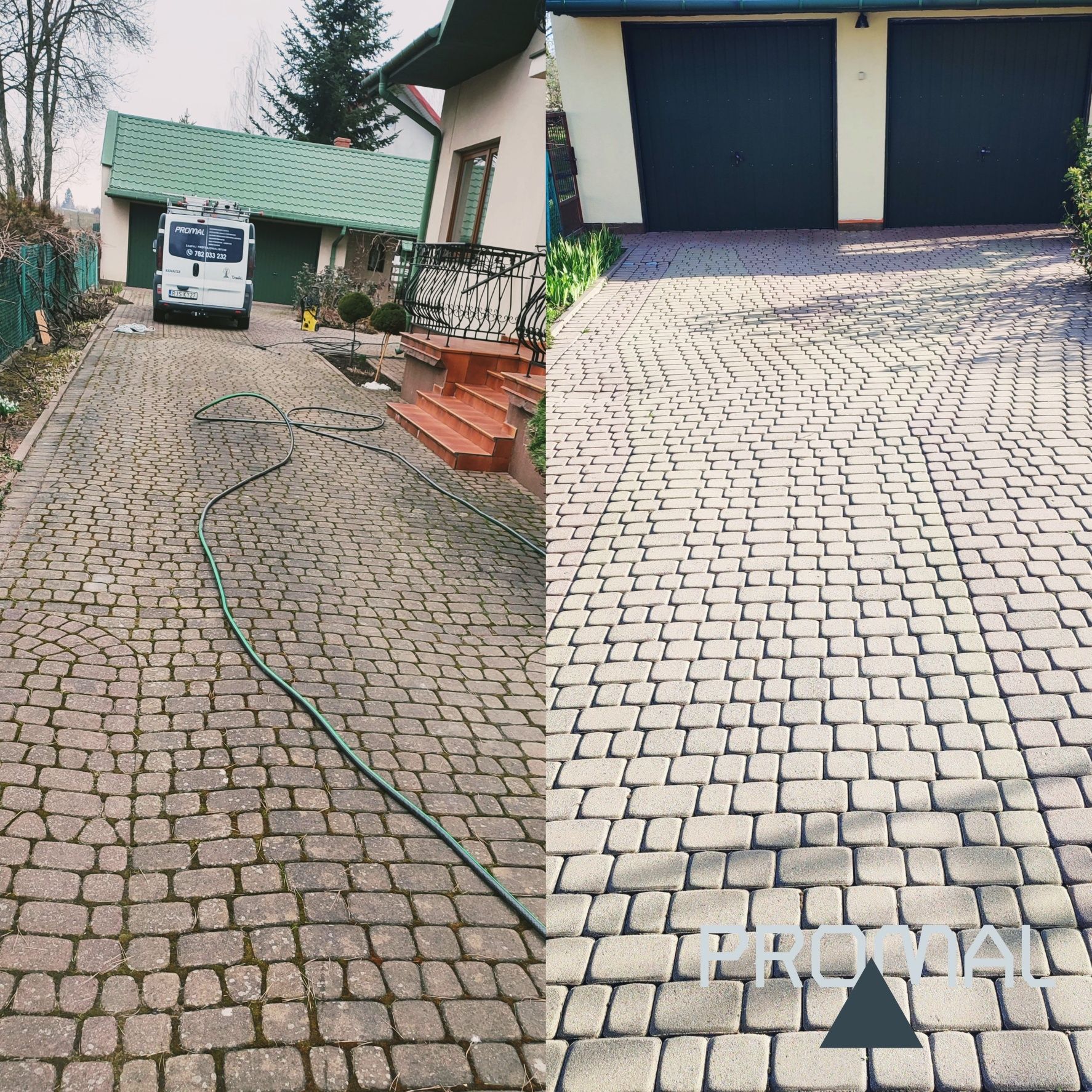 PROMAL, Mycie i malowanie dachów, elewacji i kostki, docieplenia