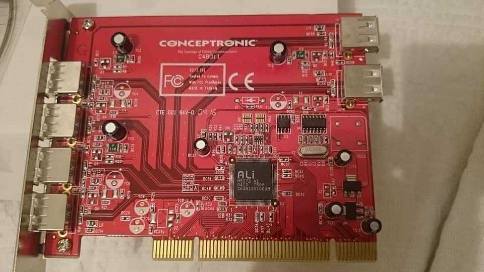 4 + 2 USB PCI card