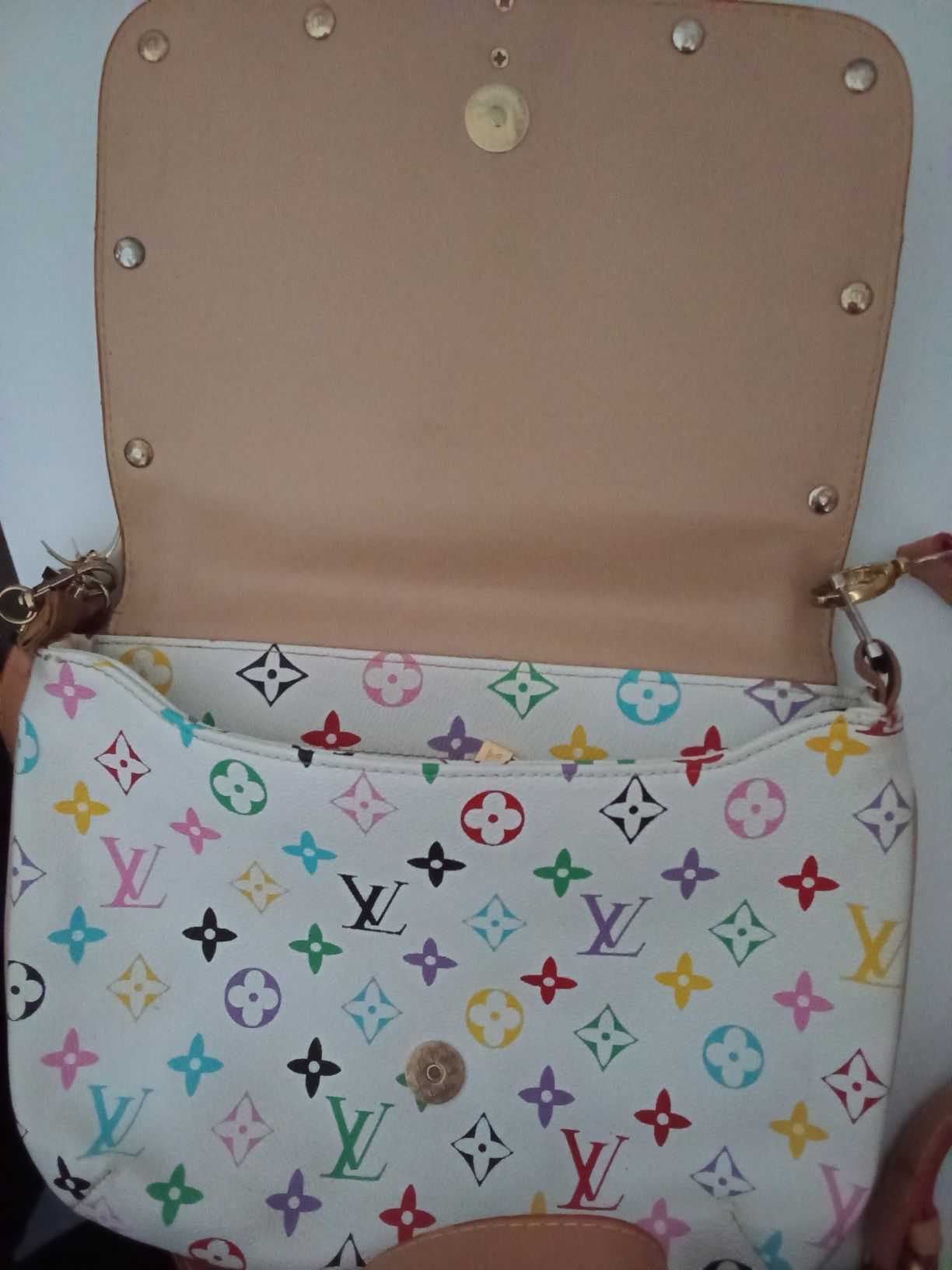 Louis Vuitton multicolor kopertowka torebka