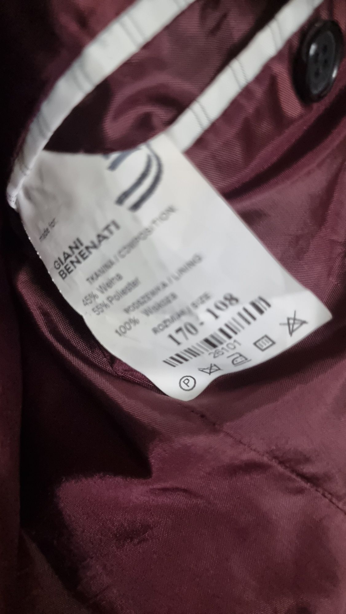 Sprzedam garnitur na wzrost 178cm z metki