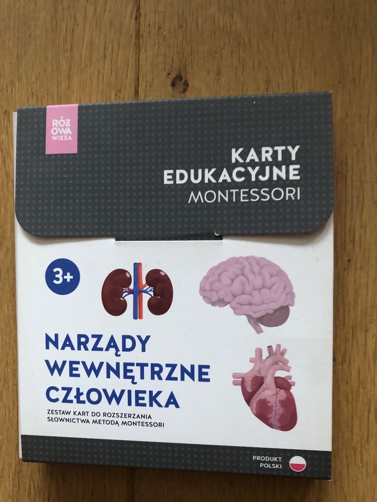 Różowa wieża narządy wewnętrzne figurki i karty