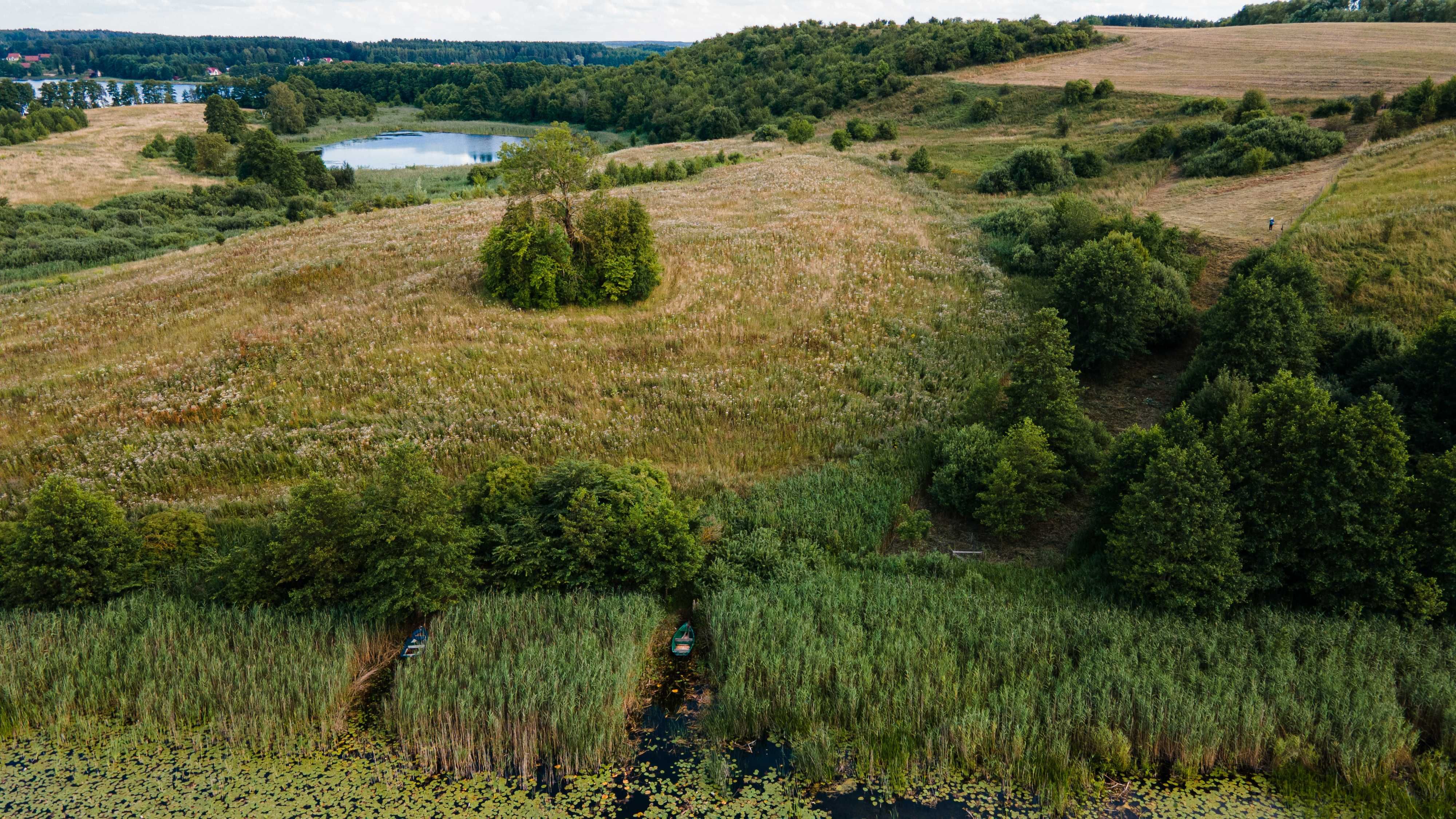 Działka z linią brzegową 10 min od Mrągowa