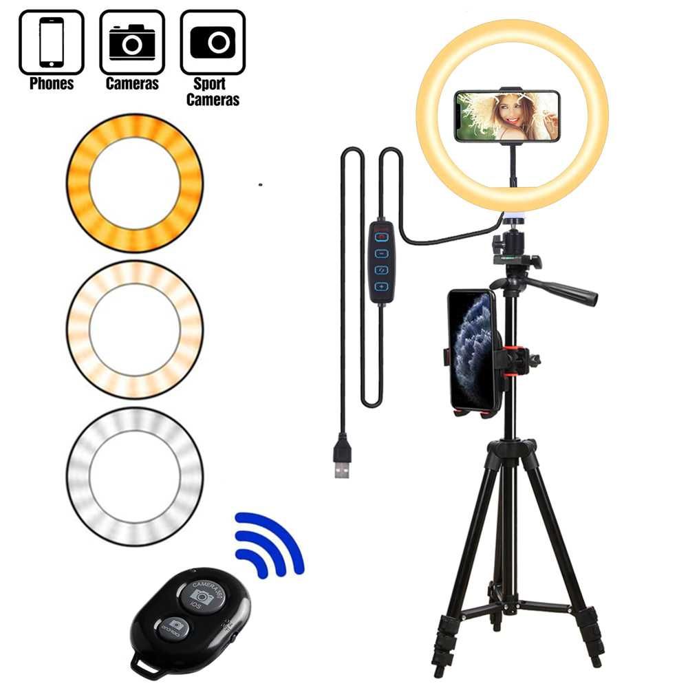 100% NOVO - TRIPÉ LED 26cm PARA FOTOS E VIDEOS - PORTES GRATIS