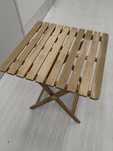 Stolik ogrodowy / balkonowy drewniany, Ikea Askholmen, stan dobry