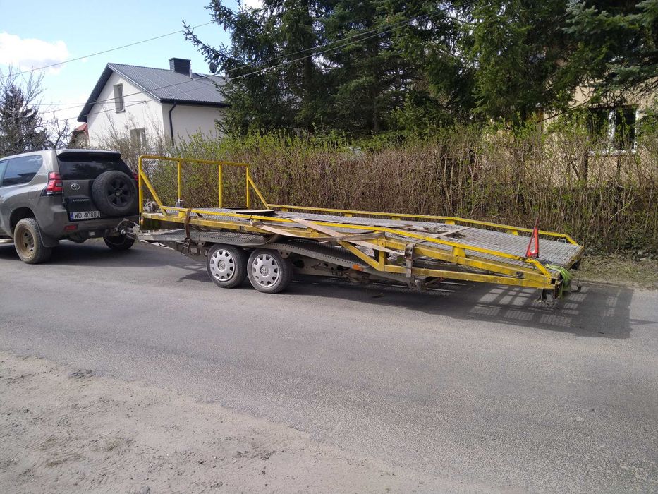 najazd laweta bardzo solidny 5x2,1