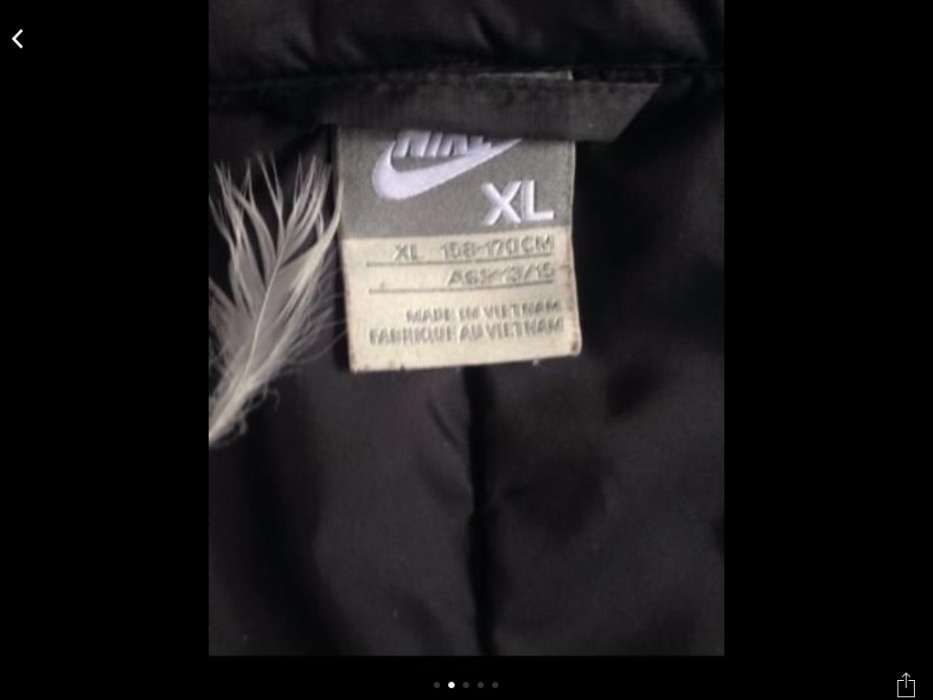 Куртка Nike original на пуху 46-48
