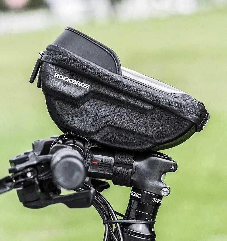 Сенсорна водонепроникна вело сумка для телефону на кермо Rockbros B70