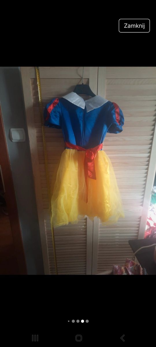 Strój królewny śnieżki