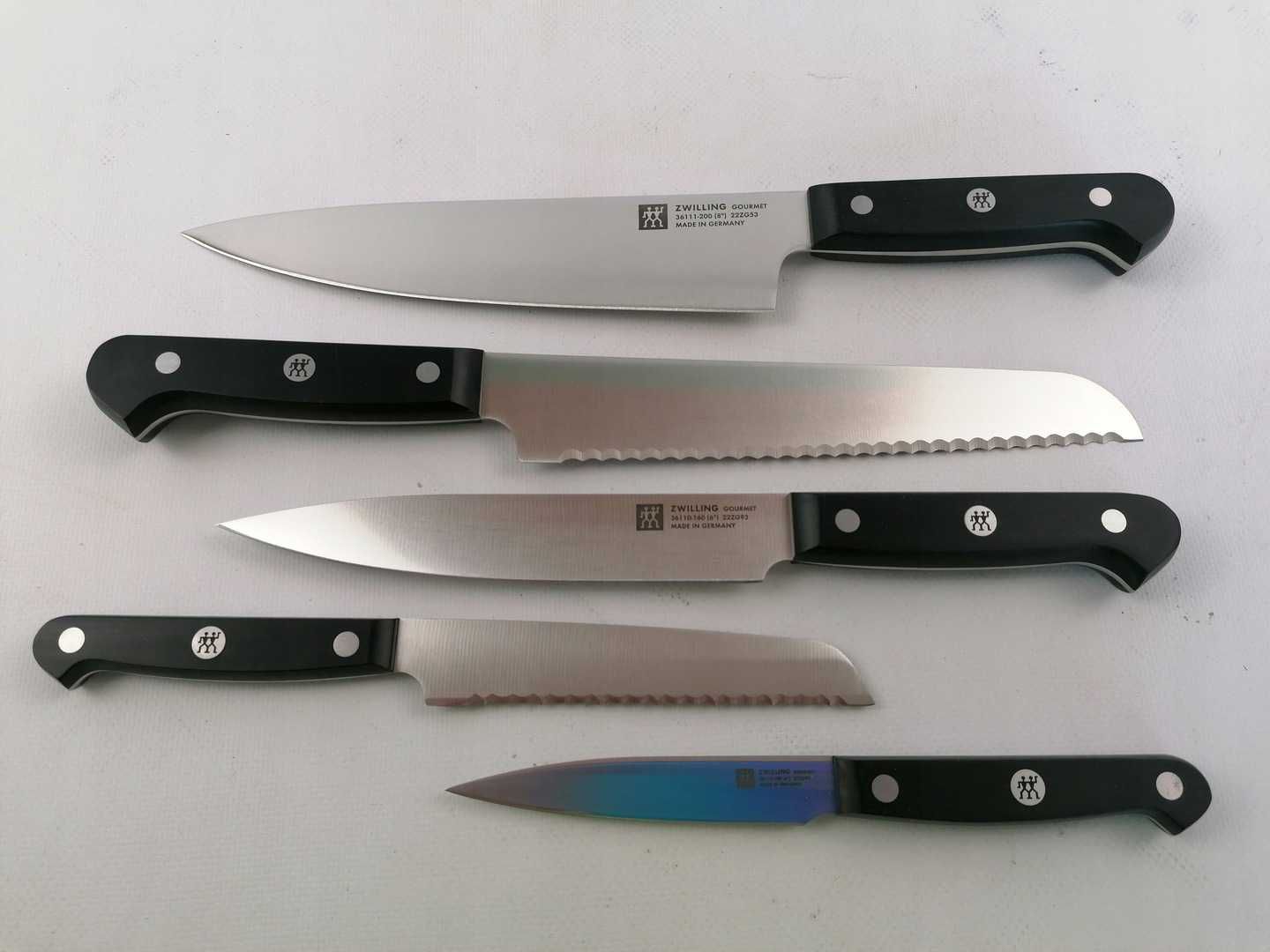 Komplet Zestaw noży w bloku samoostrzący blok na noże Zwilling Gourmet