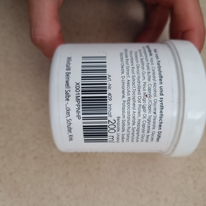 Maść żywokostowa organiczna