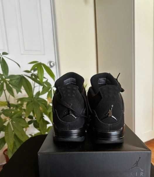 New Nike Air Jordan 4 Retro Black Eu 41