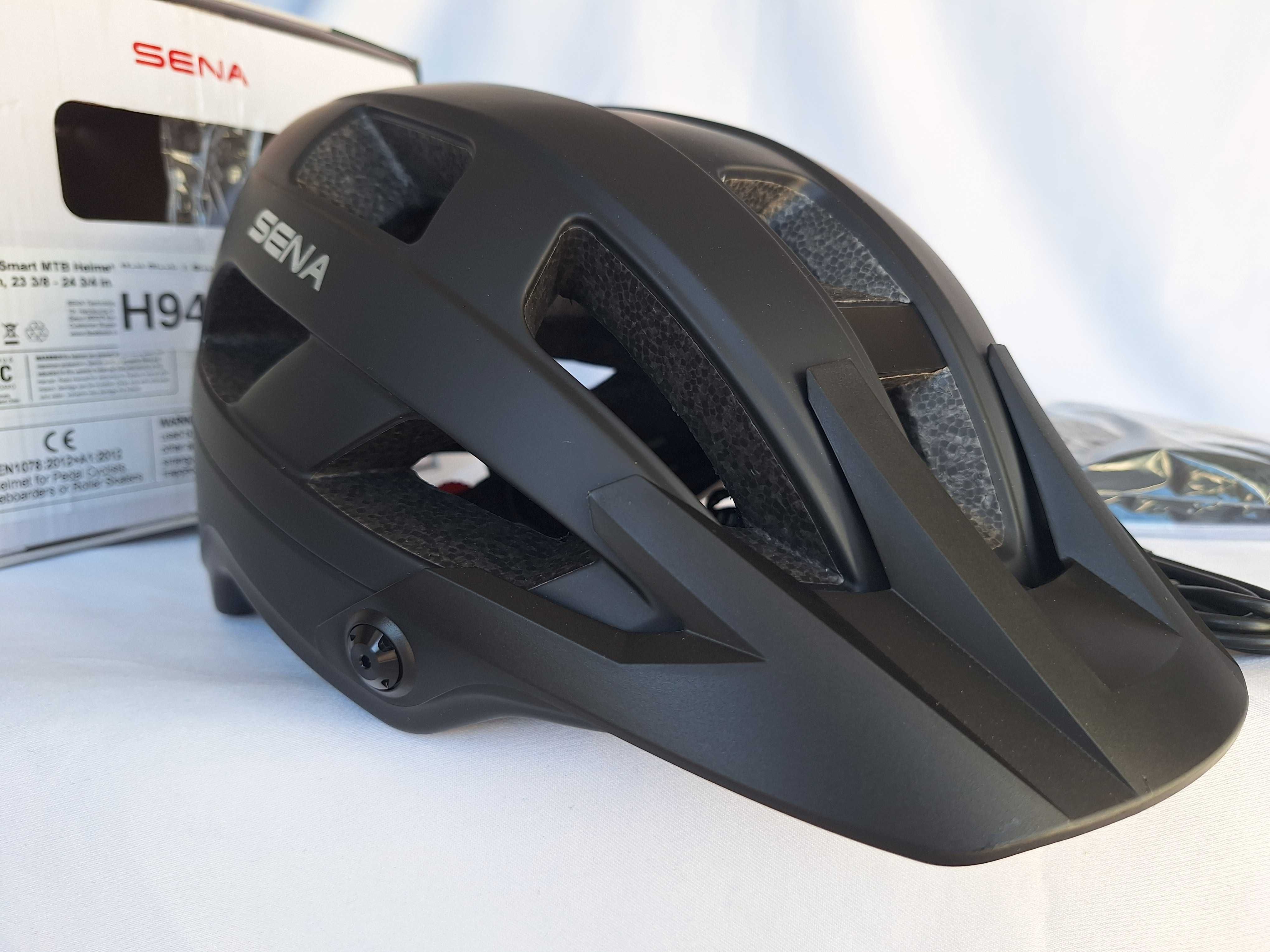 Kask rowerowy Sena Smart MTB Helmet M1 Matt Black L 59-63cm