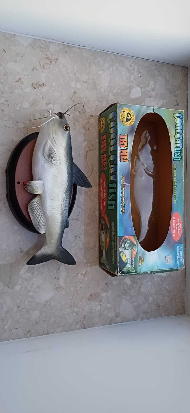 Ryba Big Mouth Billy Bass Cool Catfish Cat Fish ORYGINAŁ rok 2000 USA