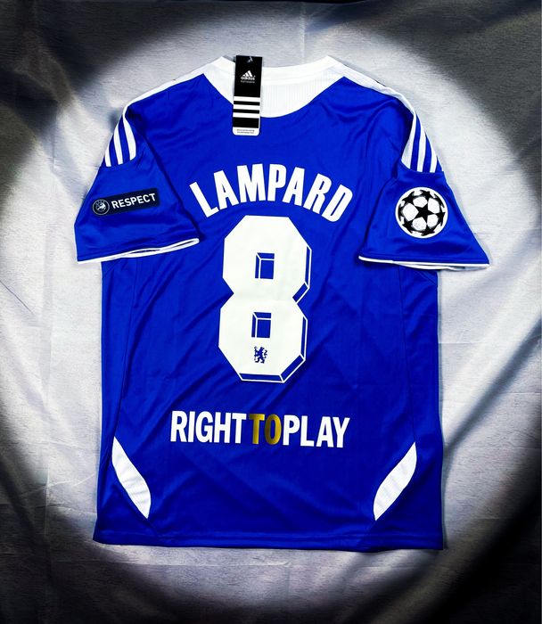 (L) Lampard #8 Chelsea Vintage Jersey Domowa Champions League 2011/12
